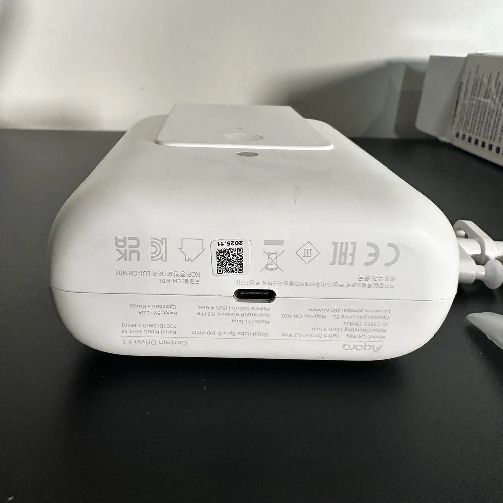 Aqara Smart Curtain Motor E1(Track Version, 1 Pack), Requires AQARA Zigbee 3.0 H